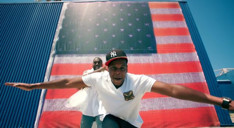 Jay-Z Kanye West Otis music video