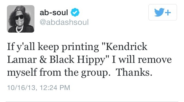 Ab-Soul BH tweet