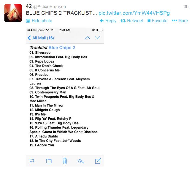 Blue Chips 2 track listing