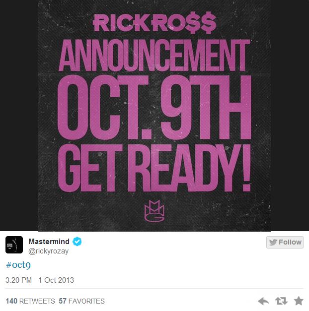 Rick Ross announcement