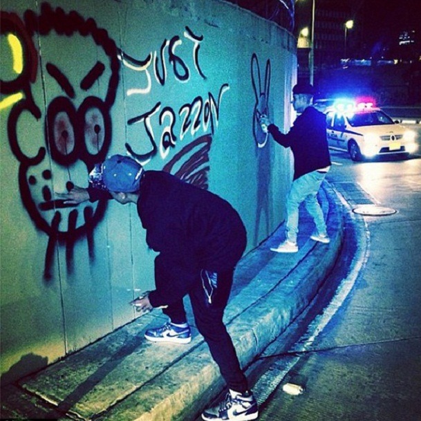Bieber grafitti