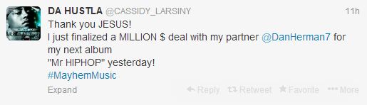 Cassidy tweet