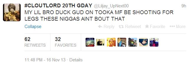 Lil Jay tweet shooting