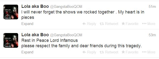 Gangsta Boo tweet LI