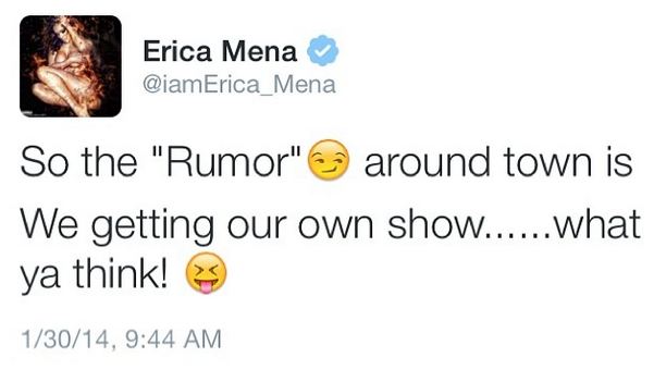 Erica Mena tweet
