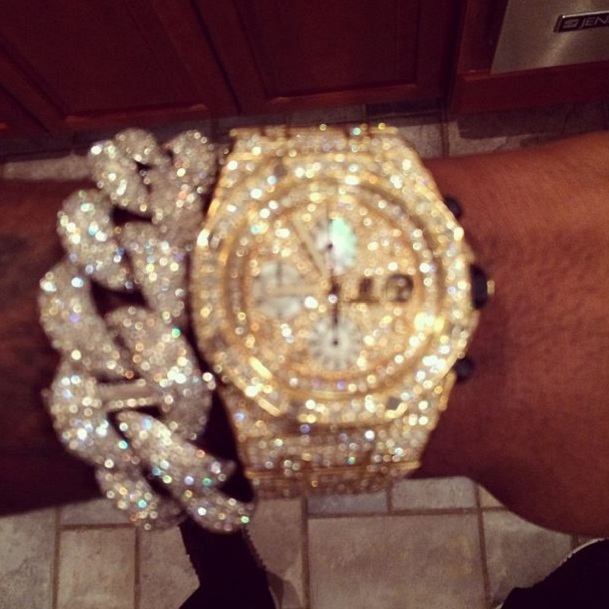 Meek Mill iced out