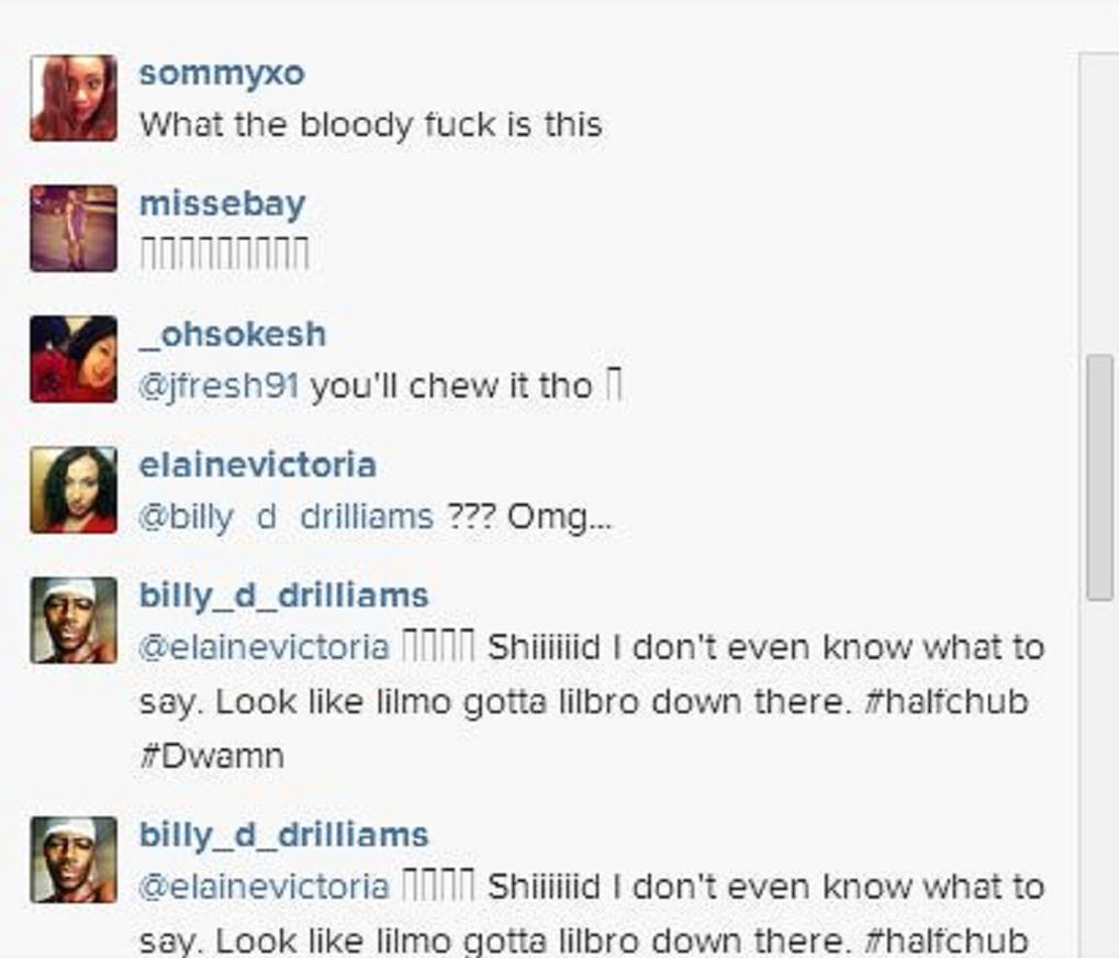 Lil' Mo IG comments 1