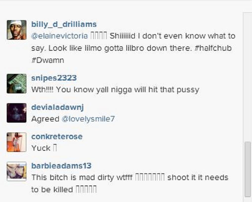 Lil' Mo IG comments 2
