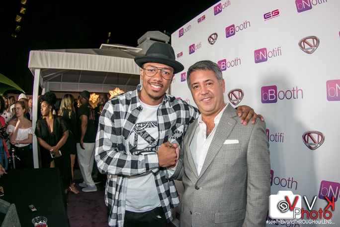 Nick Cannon and Rory Cutaia bBooth CEO