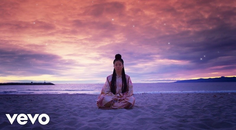 Jhene Aiko releases music video for "Magic Hour," her new single.