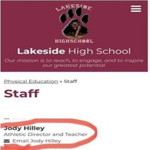 Jody Hilley, the Athletic Director of Lakeside High School, in Columbus County, Georgia, has offered her two cents in the current racial divide. Of all times, Hilley chooses now to share a meme of a black man wearing a KKK sheet. Along with that, the meme states that the Ku Klux Klan only killed 3,446 black people in the span of 86 years, while black people have killed 1,881 of their own, since 2016, in Chicago, alone, along with over 10,000 others being shot, nationwide, during that timespan.