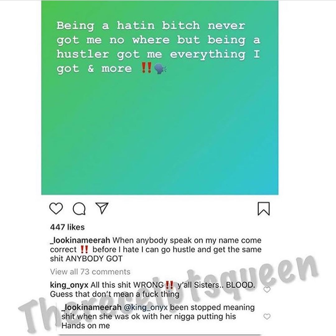 Jayda, Lil Baby's baby mama, got blasted on IG Live, by her own sister @_lookinameerah, who said she had a drug dealer boyfriend who helped her finance her business. Jazz claims Lil Baby put his hands on her, and Jayda did nothing about it. On Twitter, Jayda called her sister a liar and said that when a man did put his hands on her, her sister blocked her, when she reached out, and then said her sister needs to take her medicine.