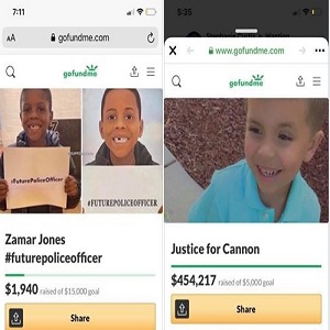 Joanne Connolly, a white woman, addressed the Cannon Hinnant murder, on Facebook. Not taking away from his cruel murder, in his own home, Connolly pointed out the murder of another small child, Zamar Jones, a week ago. Both children have GoFundMe accounts set up in their honor, with Jones' launching a week ago, compared two two days for Cannon's. However, Cannon has raised over $450,000, whereas Zamar's has raised just under $2,000, in over a week.