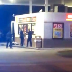 In Lafayette, Louisiana, a black man was holding a knife, walking down the street. Soon, the police arrived, and began tasering the man, following him, as the taser didn't have an impact on him. As the man walked towards a gas station, the police officers opened fire, shooting him several times, killing him, and three officers stood over his body. Witnesses say that there were over ten police officers harassing the man.