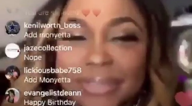Phaedra Parks was recently on IG Live, and she was feeling a little "loose." Definitely relaxed, Phaedra talked about enjoying being free. She said she could show her breasts, and did just that, exposing her nipple, immediately saying she actually didn't mean to do that.