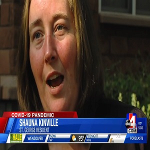 Shauna Kinville, of St. George, Utah, attended a No More Masks rally, last week. As everyone knows, there is a mask mandate, in most states, to help slow the Coronavirus spread. However, not everyone agrees with this, but this woman went on the news and compared being forced to wear masks to George Floyd saying "I can't breathe," before he died.