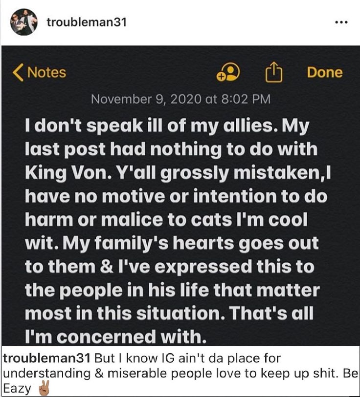 T.I. speaks out, after his comments about people killing in Atlanta went viral. Most people assumed he was talking, in reference of the King Von murder. After witnessing some backlash, T.I. is clearing things up, saying he never speaks ill of his allies, saying he wasn't speaking on the King Von shooting.