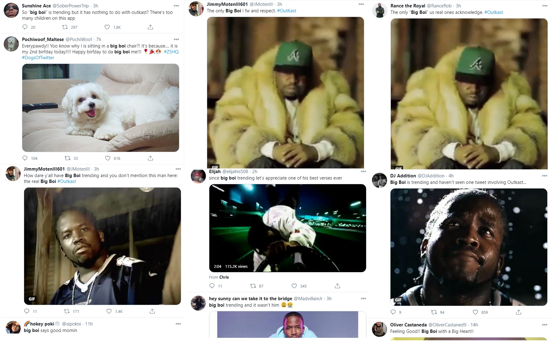 Big Boi trending on Twitter nothing to do with Outkast