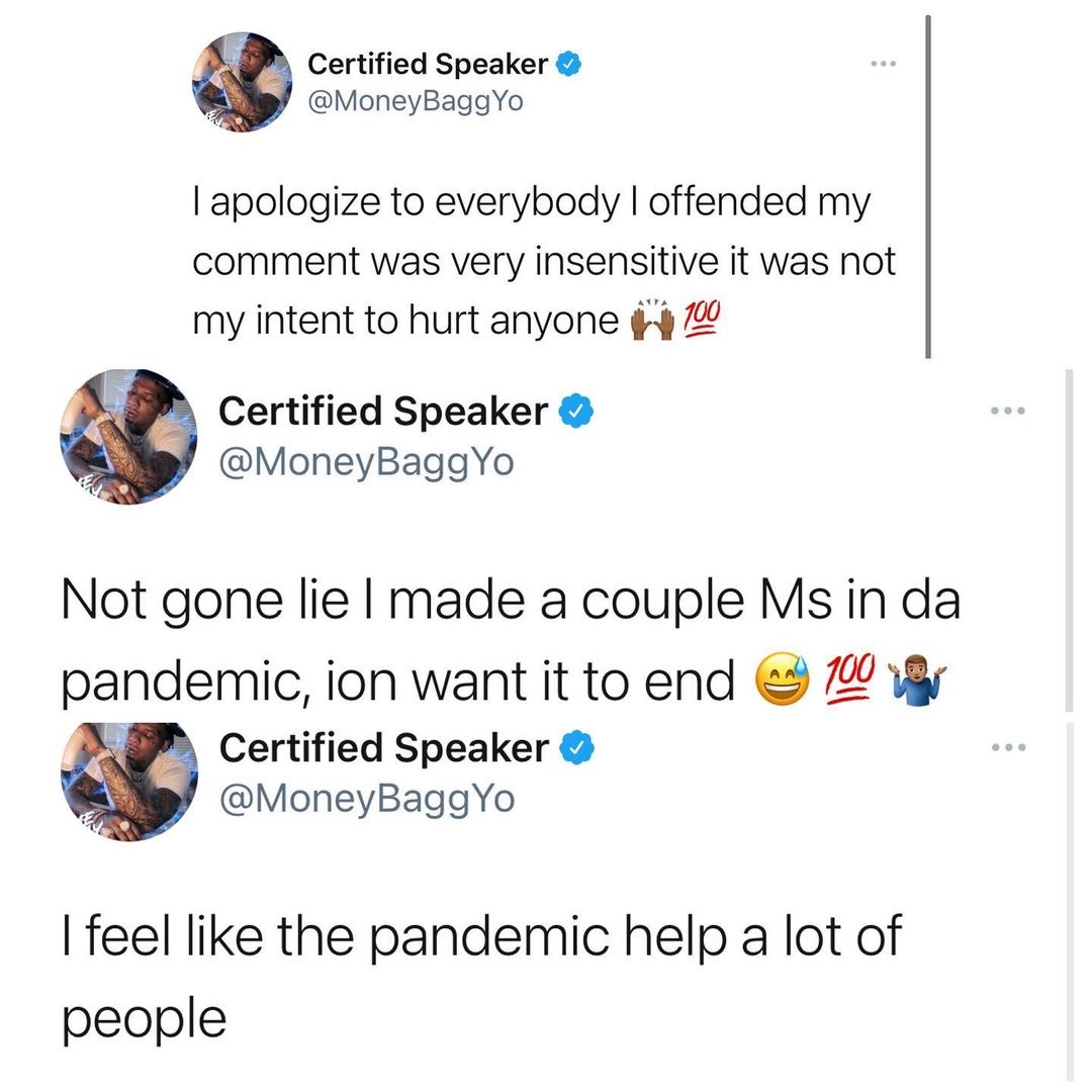 Moneybagg Yo pandemic