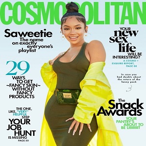 Saweetie Cosmopolitan April 2021 cover interview