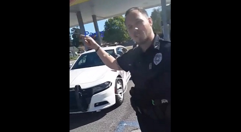 Black man followed by cop suspicious
