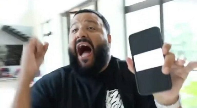 DJ Khaled celebrates receiving star on Hollywood Walk of Fame by running through his house