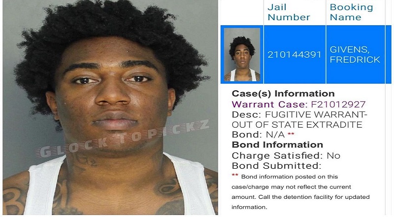 Fredo Bang arrested by FBI in Miami