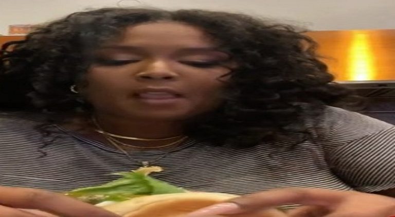 Lizzo eats chopped cheese bagel on TikTok