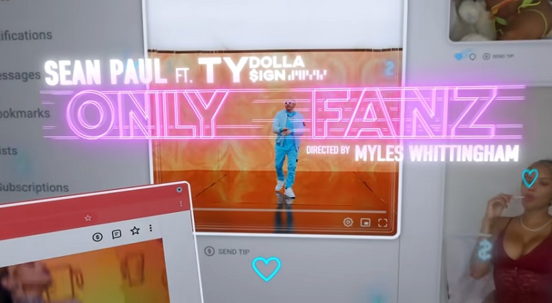 Sean Paul Only Fanz music video
