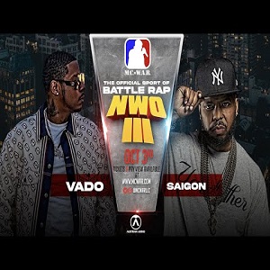 Vado and Saigon will face off in MC War pay-per-view rap battle on October 3