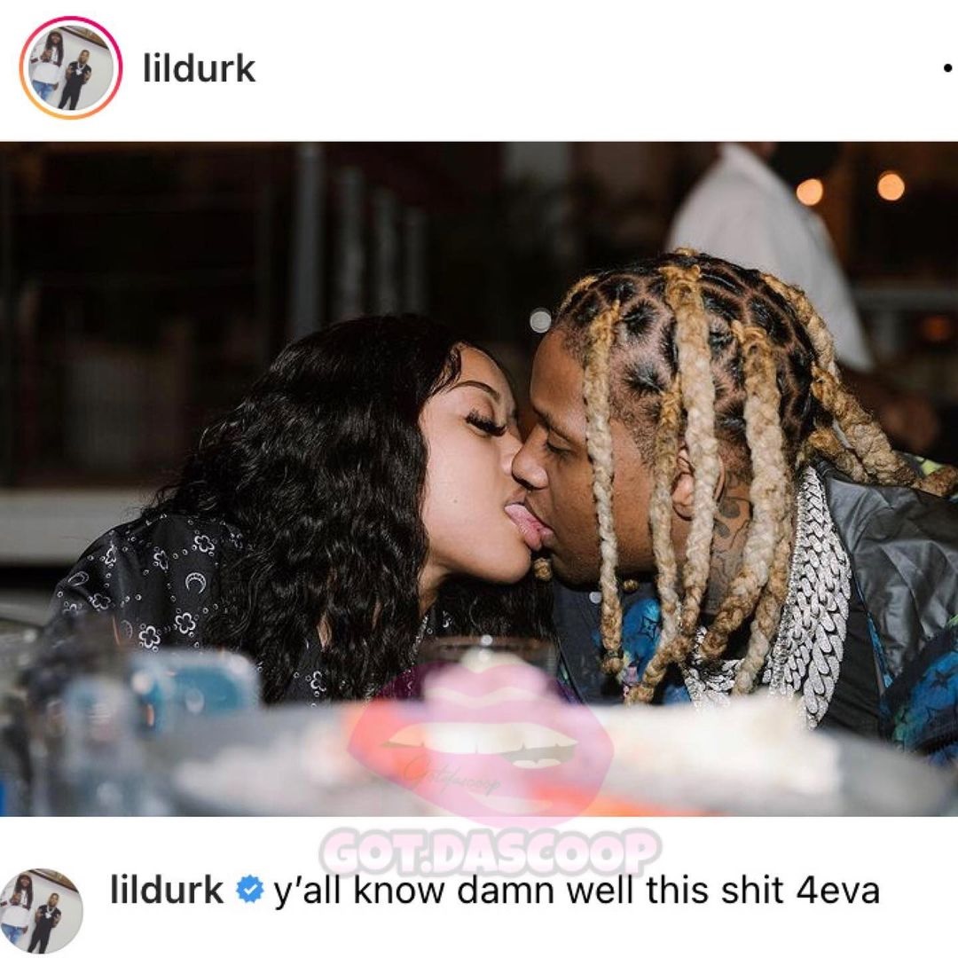 Lil Durk posts photo with India, after rumors of cheating with transwoman