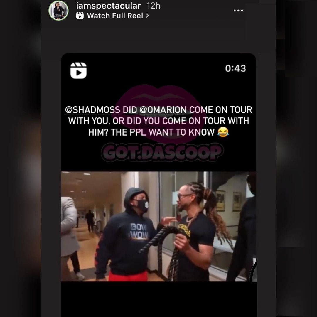 Spectacular asks Bow Wow if he joined Omarion's tour or if Omarion joined his tour