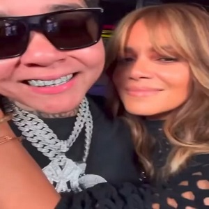 Halle Berry flirts with Young MA