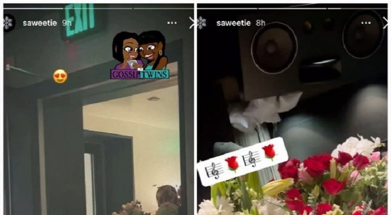Saweetie has flowers sent to her, days after Lil Baby rumors