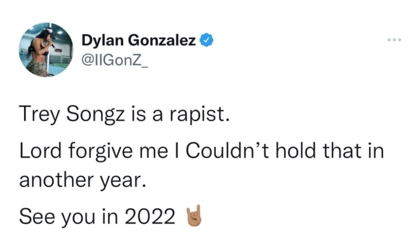 Dylan Gonzalez calls Trey Songz a rapist; Twitter reacts to the allegations