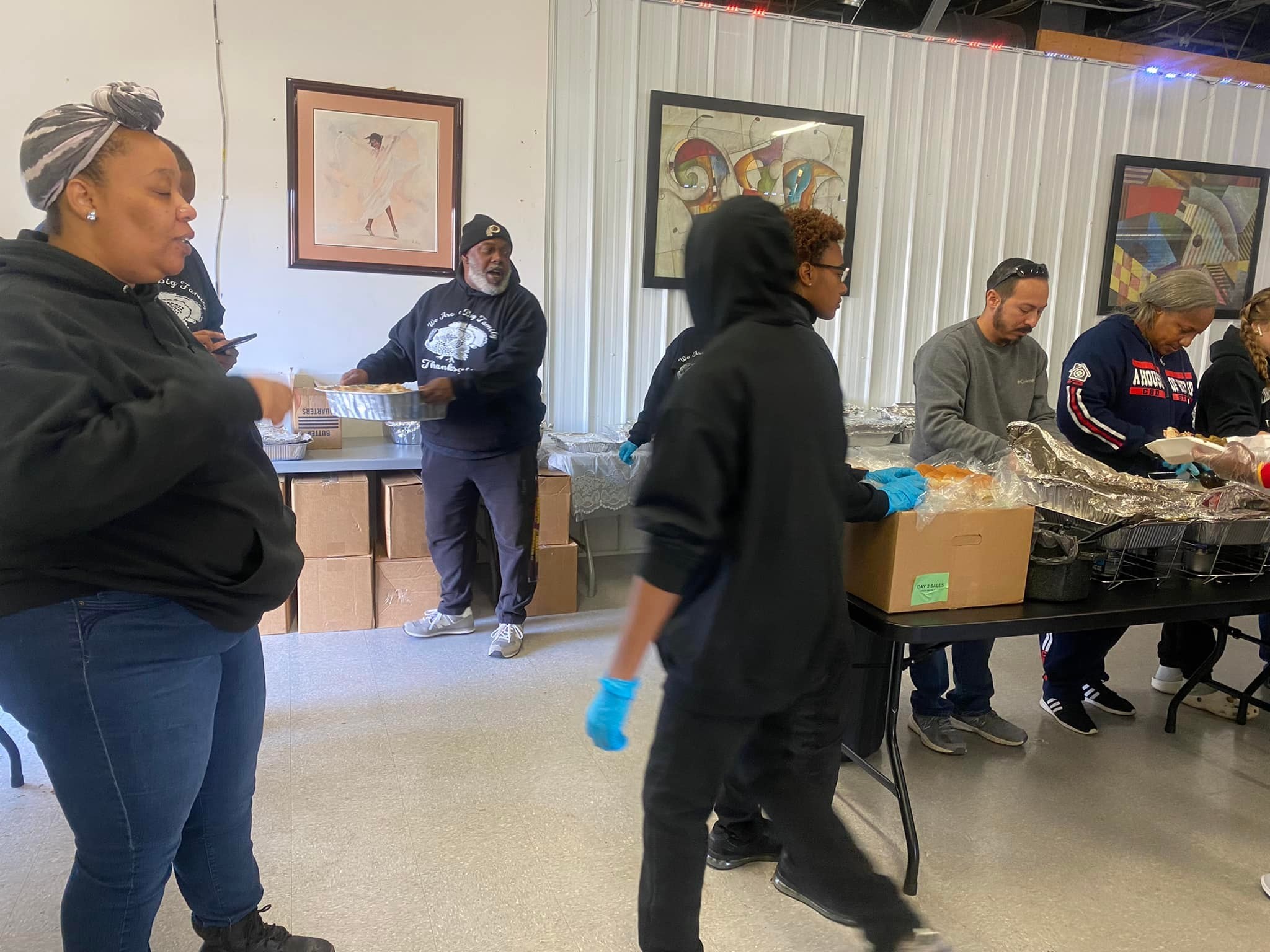 Everybody Eats food and clothing giveaway was a major success