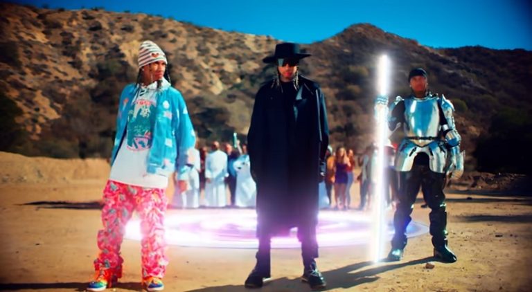 Tyga goes futuristic in Lift Me Up music video