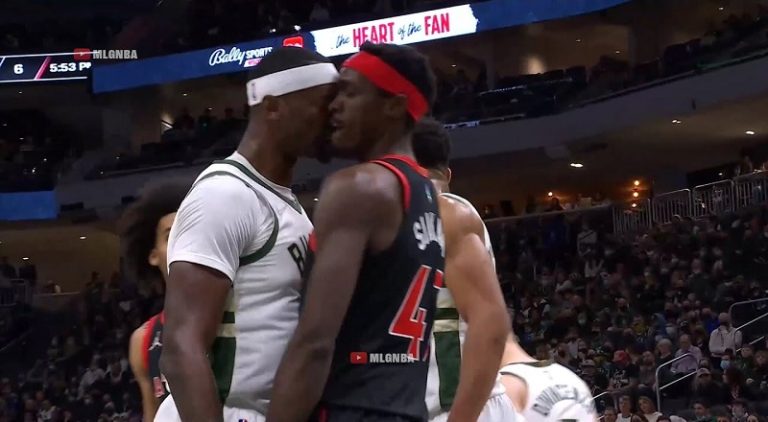 Bobby Portis tried to fight Pascal Siakam but then changed his mind