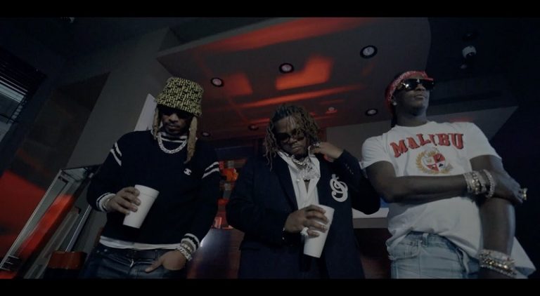 Gunna and Future link with Young Thug for Pushin P video