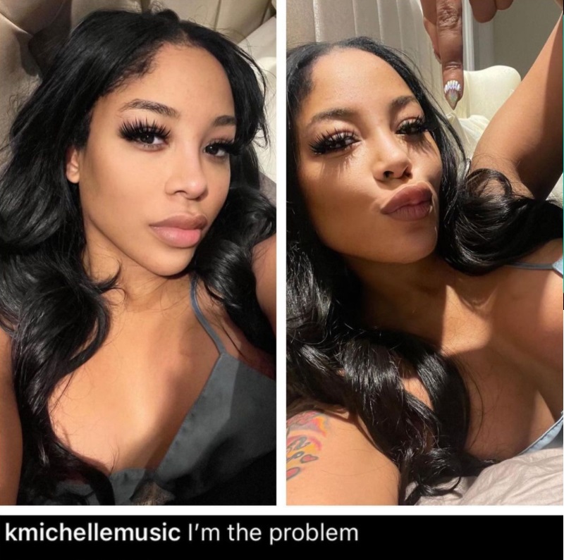 K. Michelle dominates Twitter with her new face