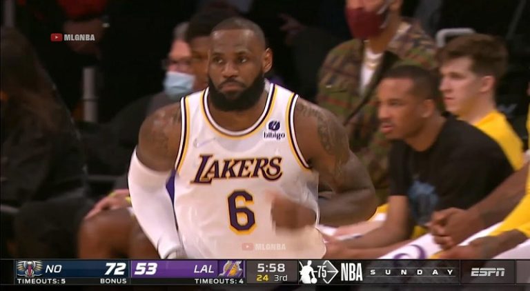 LeBron James gets booed by the Lakers' fans after turnover