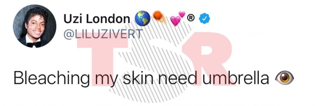 Lil Uzi Vert announces he's bleaching his skin