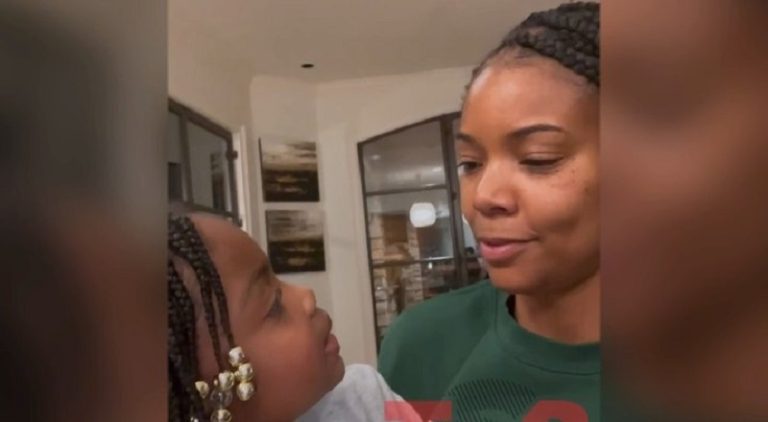 Gabrielle Union's daughter tells her that her breath stinks