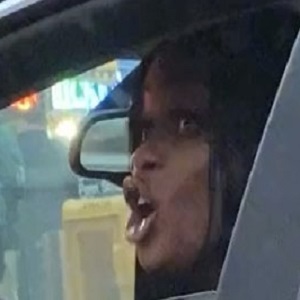 Tokyo Toni curses out a Lyft driver in the middle of traffic