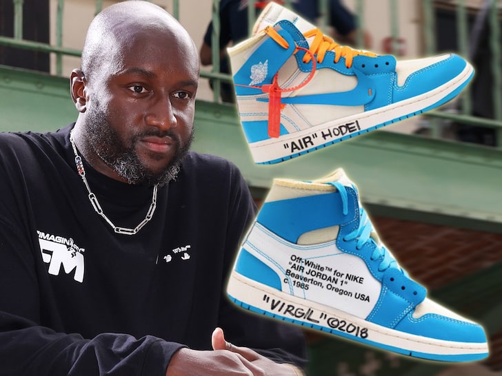 Virgil Abloh signed Nike and Louis Vuitton sneakers up for auction