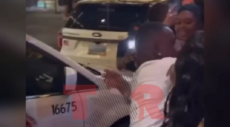 DaBaby gets curved by female fan after he tried to kiss her