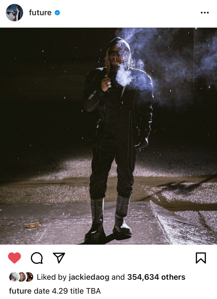 Future says new album will be released on April 29