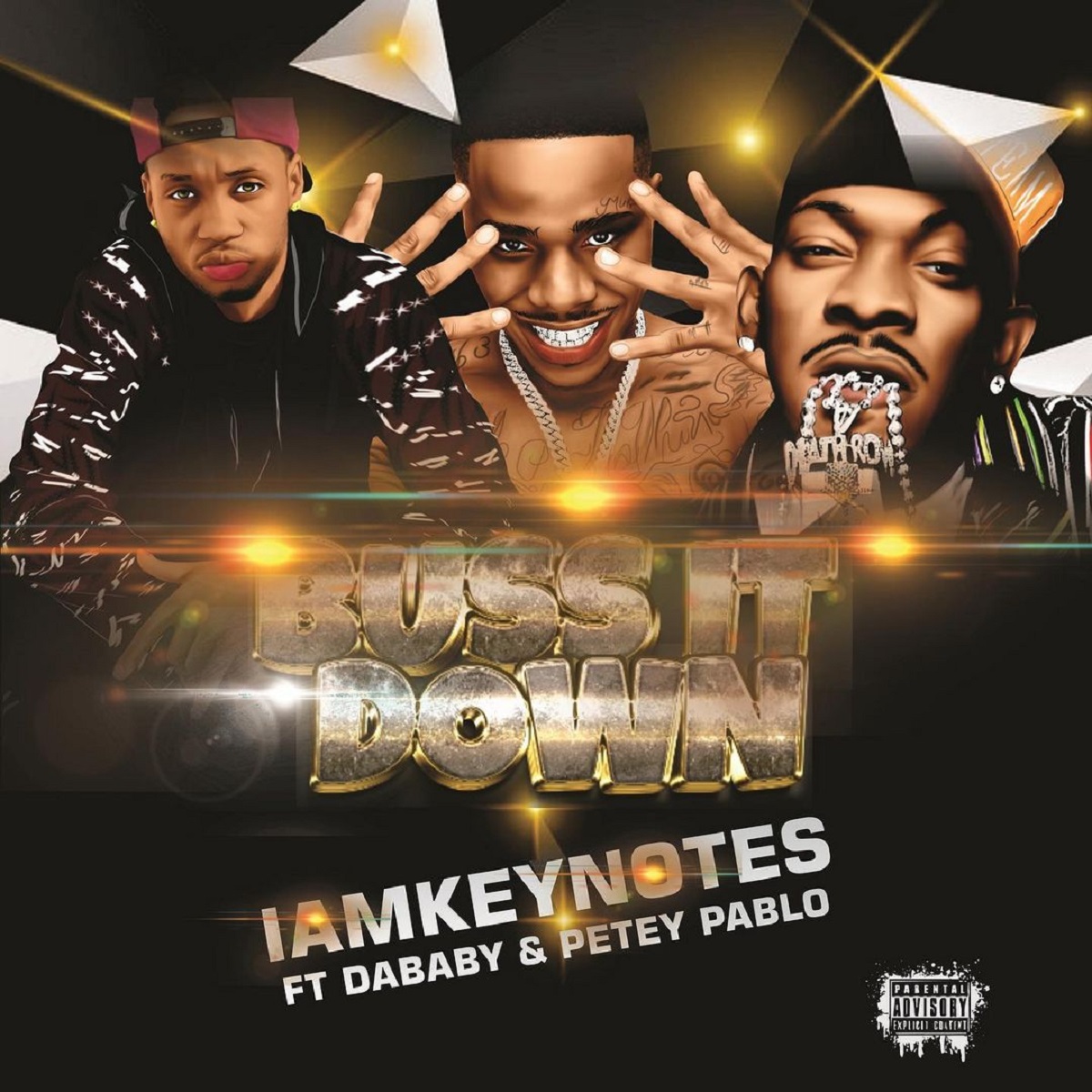 Iamkeynotes balls out with DaBaby and Petey Pablo on Buss It Down