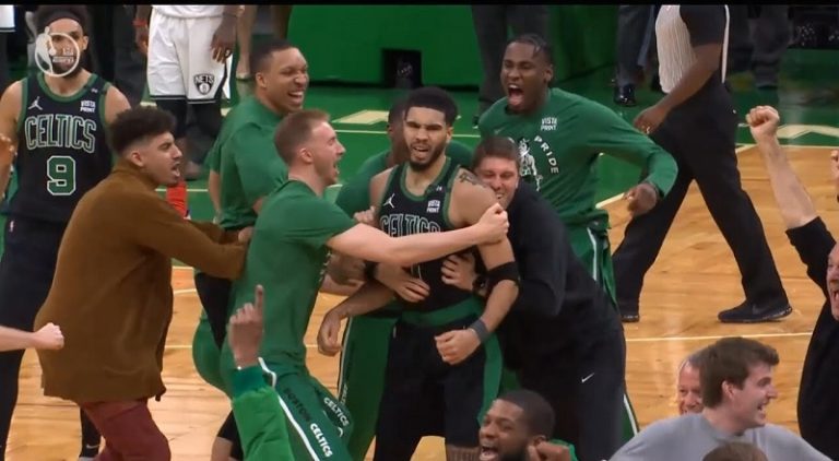 Jayson Tatum shocks KD and Kyrie Irving with game-winner