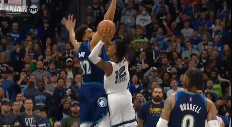 Karl-Anthony Towns knocked Ja Morant to the ground